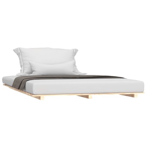 Bed Frame 150x200cm Solid Wood Pine - Image 3