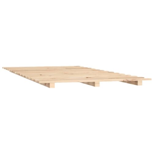 Bed Frame 150x200cm Solid Wood Pine - Image 4