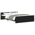 Bed Frame Black 150x200cm