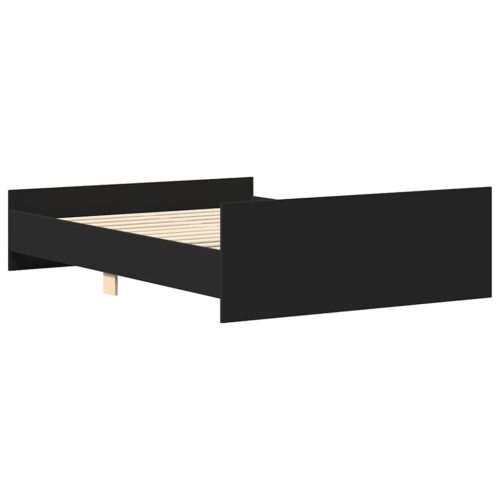 Bed Frame Black 150x200cm - Image 7
