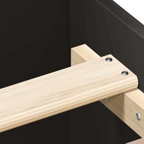 Bed Frame Black 150x200cm - Image 8