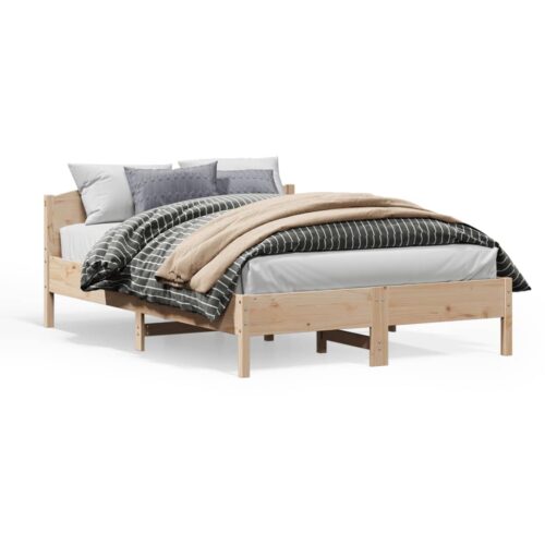 Bed Frame 150x200cm Solid Wood Pine