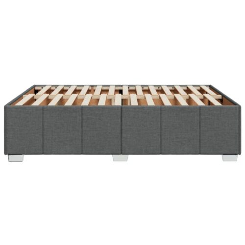 Bed Frame Dark Grey Queen Fabric - Image 5