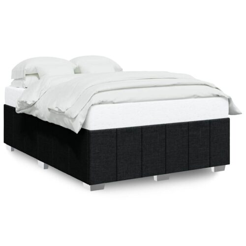 Bed Frame Black Queen Fabric - Image 10