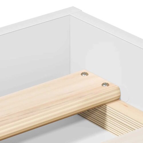 Bed Frame White 150x200cm - Image 8