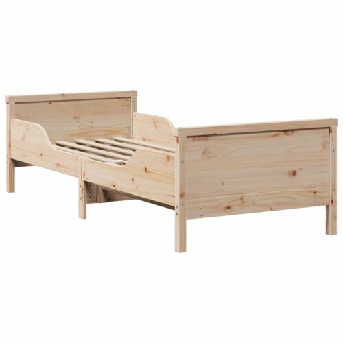 Extendable Bed Frame for Kids Other Brown 80 x 130 / 165 / 200cm - Image 8