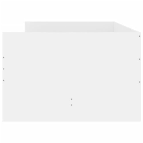 Bed Frame with Drawers White 90x190cm - Image 7