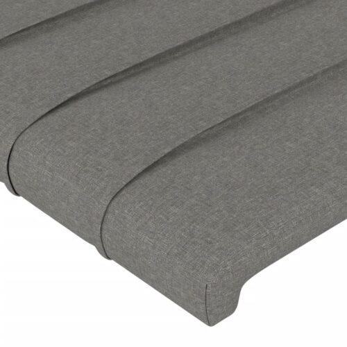 Bed Frame Dark Grey 137x187cm Double Fabric - Image 10