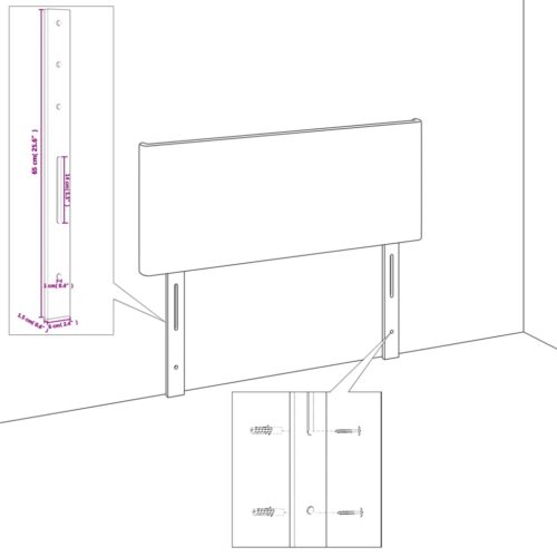 Bed Frame Dark Grey 152x203cm Queen Velvet - Image 12