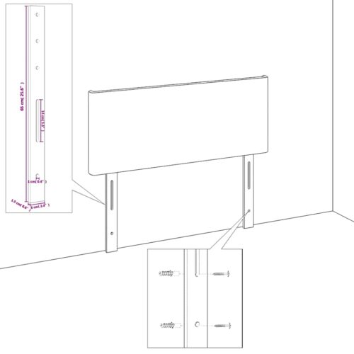 Bed Frame Black 152x203cm Queen Fabric - Image 12