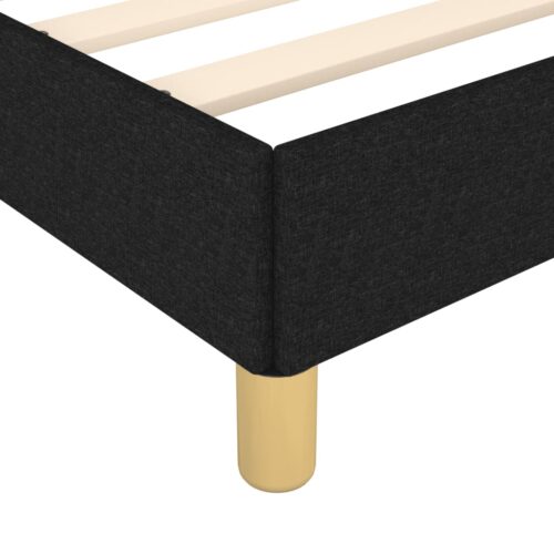 Bed Frame Black 152x203cm Queen Fabric - Image 8