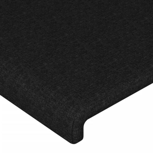 Bed Frame Black 152x203cm Queen Fabric - Image 10