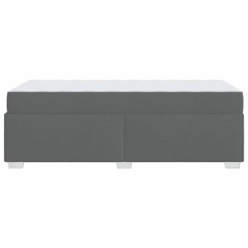 Bed Frame Dark grey 90 x 190cm Fabric - Image 8