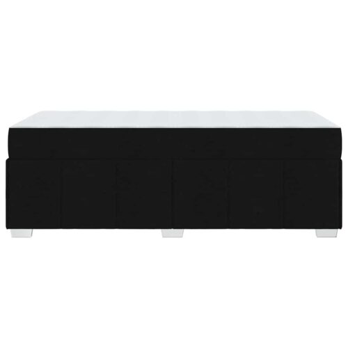 Bed Frame with Mattress Set Foam Fabric Base Platform Black Single 90x190cm - Image 8