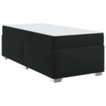 Bed Frame Black 90 x 190cm Faux leather