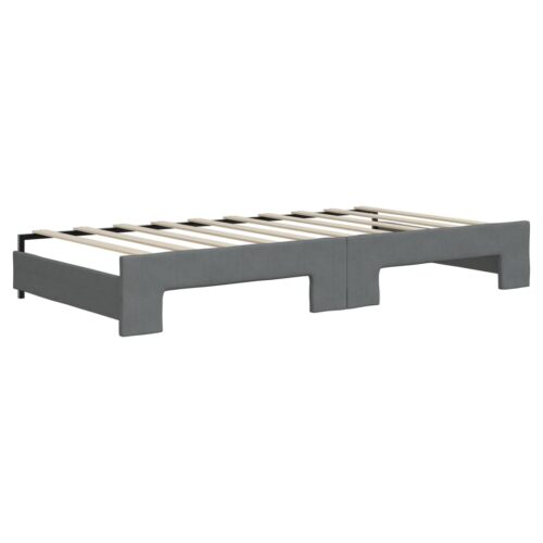 Daybed with Trundle Dark Grey 90x190cm - Image 8