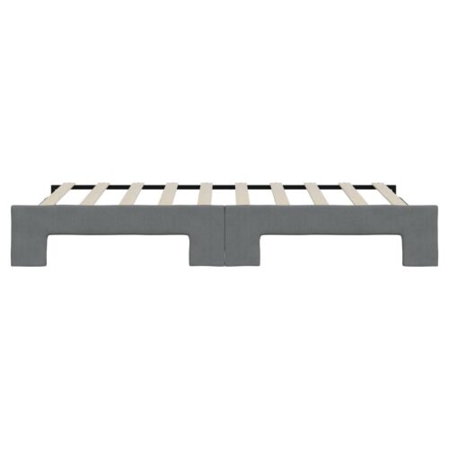 Daybed with Trundle Dark Grey 90x190cm - Image 9