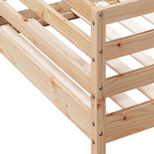 Bunk Bed 90x190cm Solid Wood Pine - Image 7