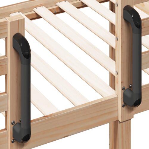 Bunk Bed 90x190cm Solid Wood Pine - Image 8