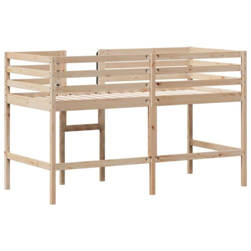 Kids Loft Bed 90x190cm Solid Wood Pine - Image 6