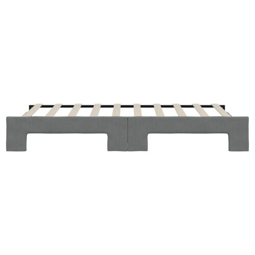Daybed with Trundle Dark Grey 90x190cm - Image 7