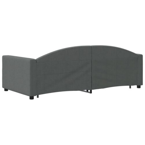 Daybed with Trundle&Drawers Dark Grey 90x190cm - Image 5