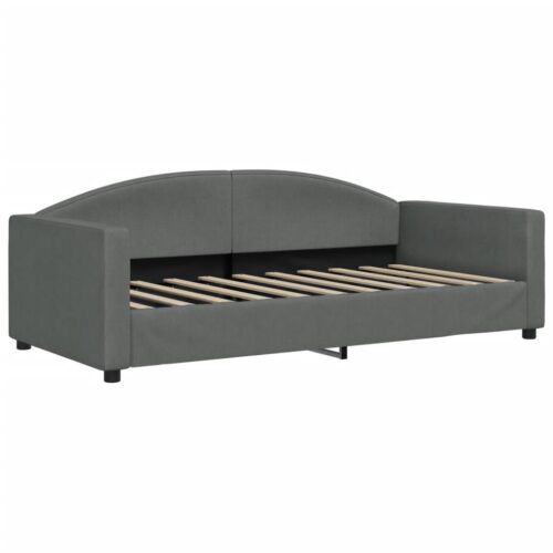 Daybed with Trundle&Drawers Dark Grey 90x190cm - Image 6