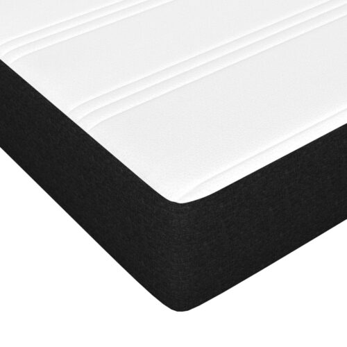 Bed Frame with Mattress Set Spring Base Black 106x203cm King Single Size Fabric - Image 9