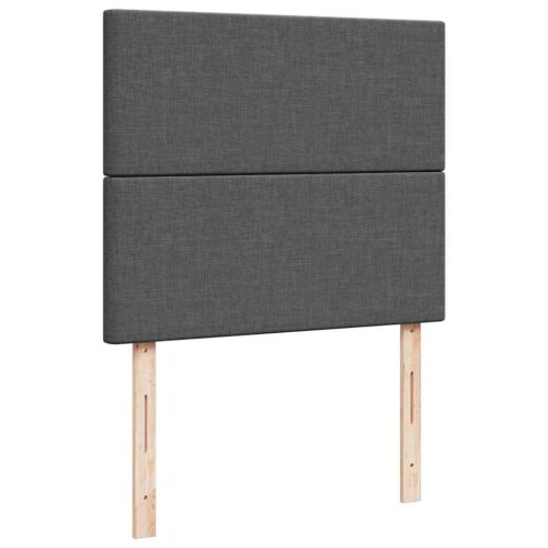 Storage Under Bed Frame with Mattress Set Lift Base Dark Grey King Single Fabric - Image 9