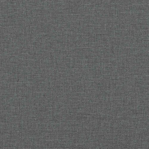 Bed Frame with Mattress Set Spring Box Base Dark Grey King Single Fabric - Image 11