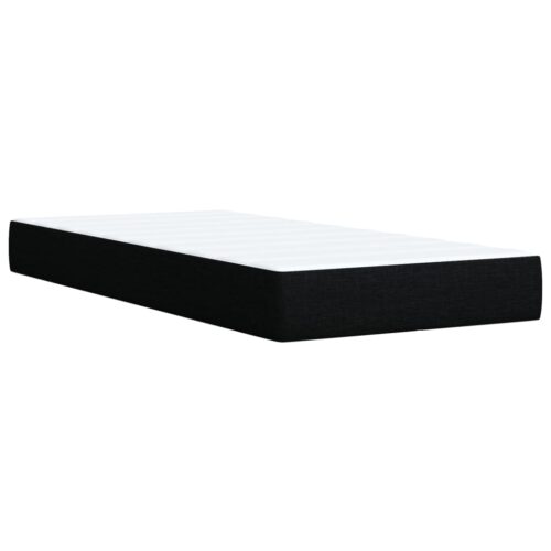 Bed Frame with Mattress Set Spring Box Base Black King Single Fabric - Image 9