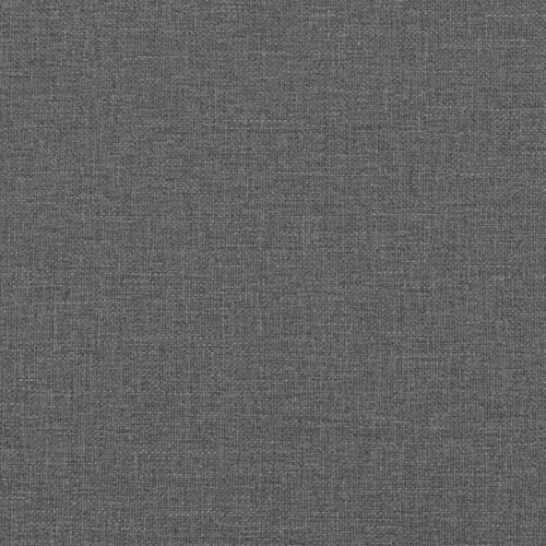 Bed Frame with Mattress Set Spring Box Base Dark Grey King Single Fabric - Image 12