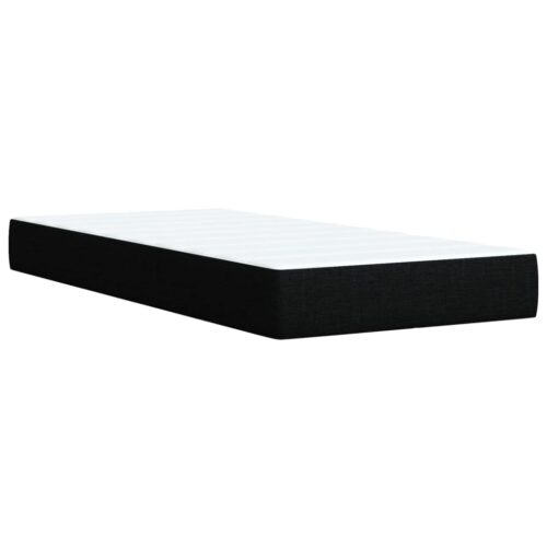 Bed Frame with Mattress Set Spring Box Base Black King Single Fabric - Image 10