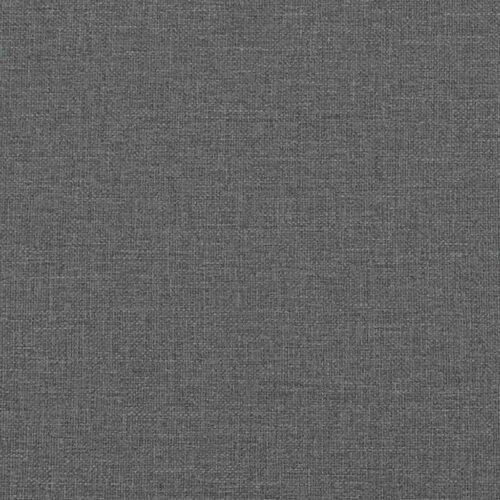 Bed Frame with Mattress Set Spring Box Base Dark Grey King Single Fabric - Image 12