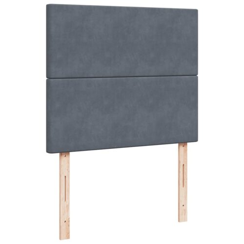 Storage Bed Frame with Mattress Set Lift Under Base Dark Grey King Single Velvet - Image 11