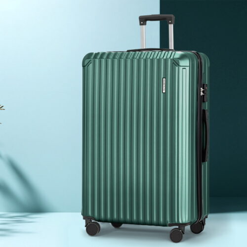 Wanderlite 28'' Luggage Travel Suitcase Set TSA Carry On Hard Case Green - Image 7