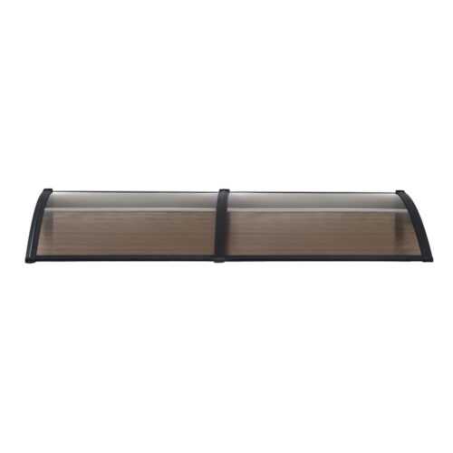 Instahut Window Door Awning 0.8mx2m Brown - Image 3