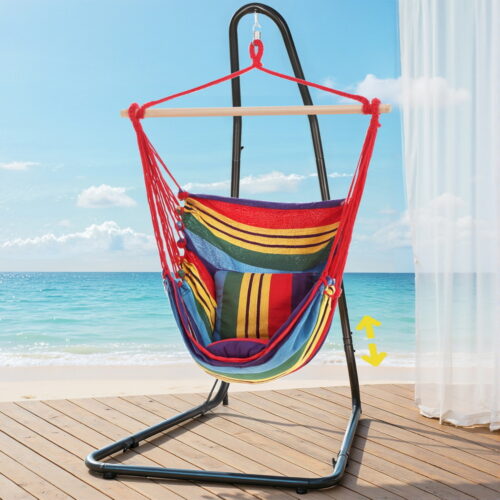 Gardeon Hammock Chair with Heavy Duty Steel Stand - Image 7
