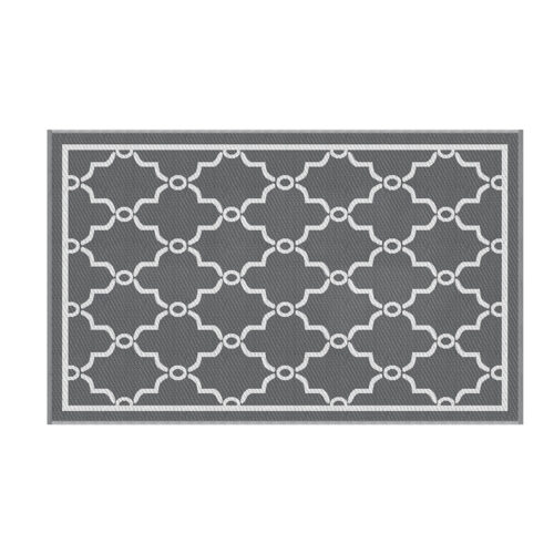 Gardeon Outdoor Rugs 152x244cm Large Carpet Reversible Area Mat PP Dual-Sided Patio Rug Maroc - Image 3