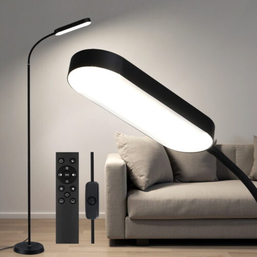 Artiss LED Floor Lamp with Remote Control & 4 Color Temperature Reading Living Room Bedroom Office - Image 7