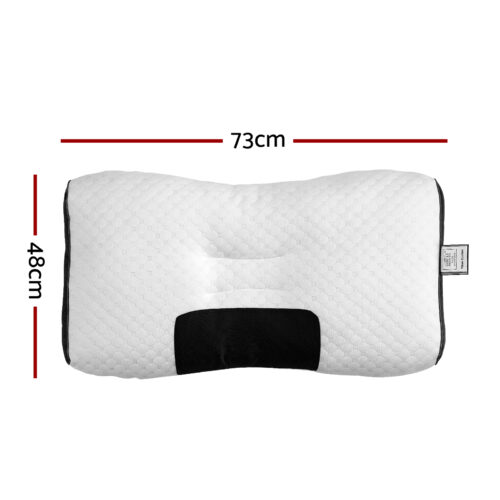 Giselle Bedding Contour Pillow Ergonomic Neck Pillow 48X73CM - Image 2