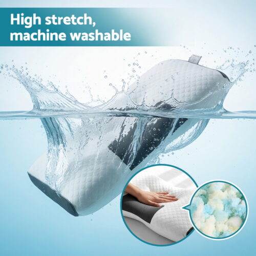 Giselle Bedding Contour Pillow Ergonomic Neck Pillow 48X73CM - Image 6