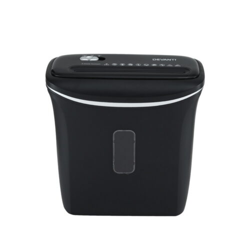 Devanti 12L Cross-Cut Shredder 8-Sheet Paper Home Office Credit Card - Image 3