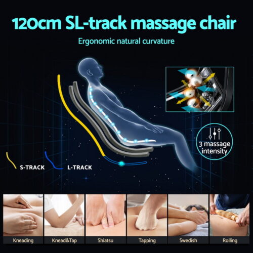 Livemor Massage Chair Electric Recliner Home Massager 3D OLIN - Image 5